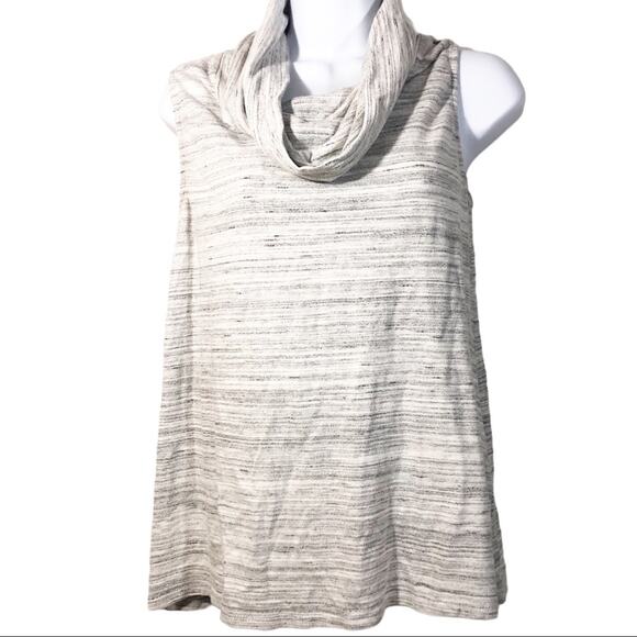 Anthropologie Dolan Cowl Neck Tank Gray Medium - Picture 2 of 6